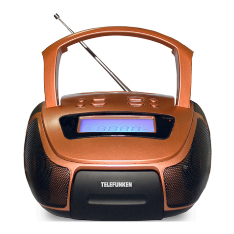 Telefunken TF-SRP3461B User manual Telefunken TF-SRP3461B User manual