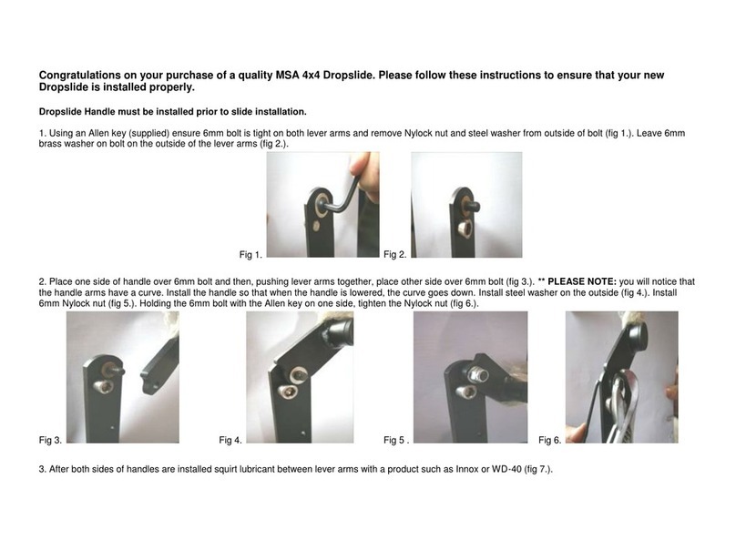 MSA 4x4 Dropslide install guide