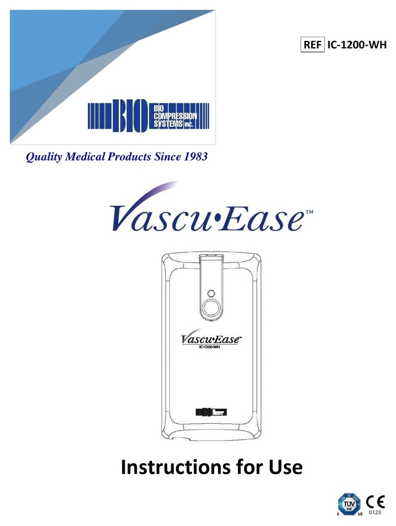 VascuEase IC-1200-WH Instructions for use