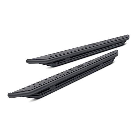 Westin OUTLAW NERF STEP BARS installation instructions