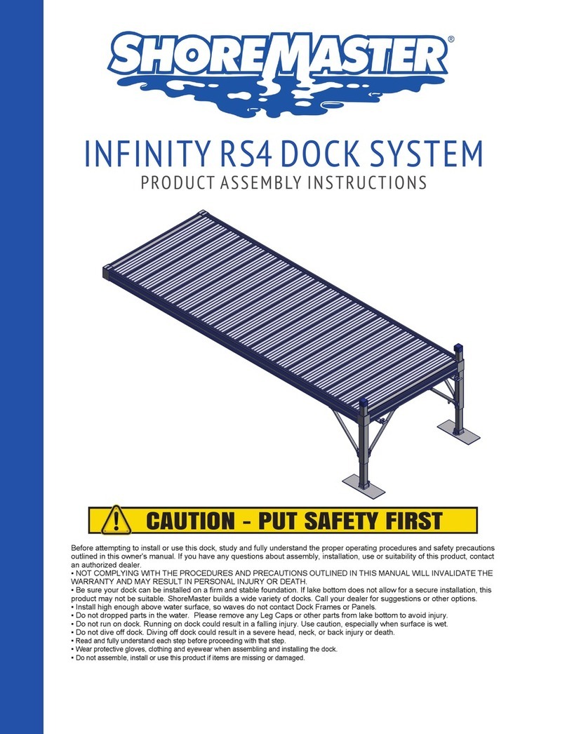 Shoremaster Infinity RS4 Product assembly instructions Shoremaster Infinity RS4 Product assembly instructions
