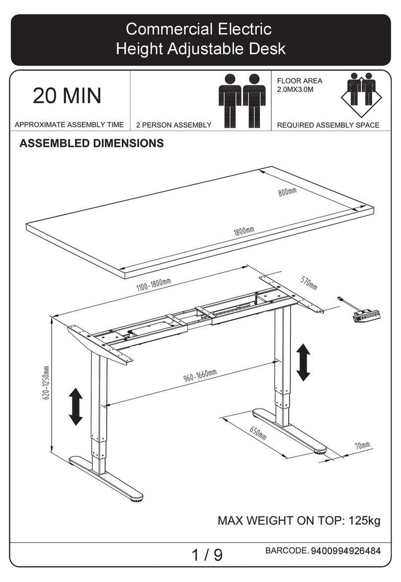 Workspace Office 9400994926484 Assembly instructions Workspace Office 9400994926484 Assembly instructions
