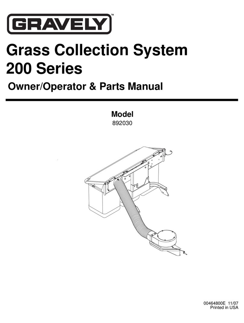 Gravely 200 Series Owner/operator and parts manual