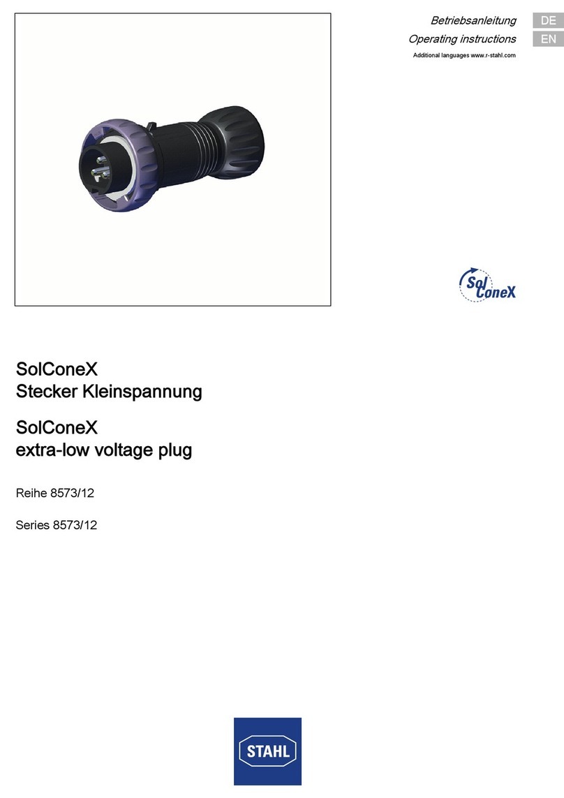 Stahl SolConeX 8573/12 Series operating instructions