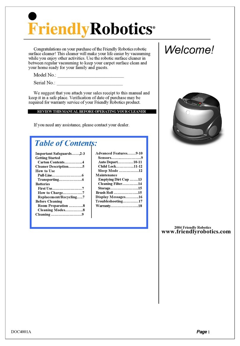 Friendly Robotics RV Series manual