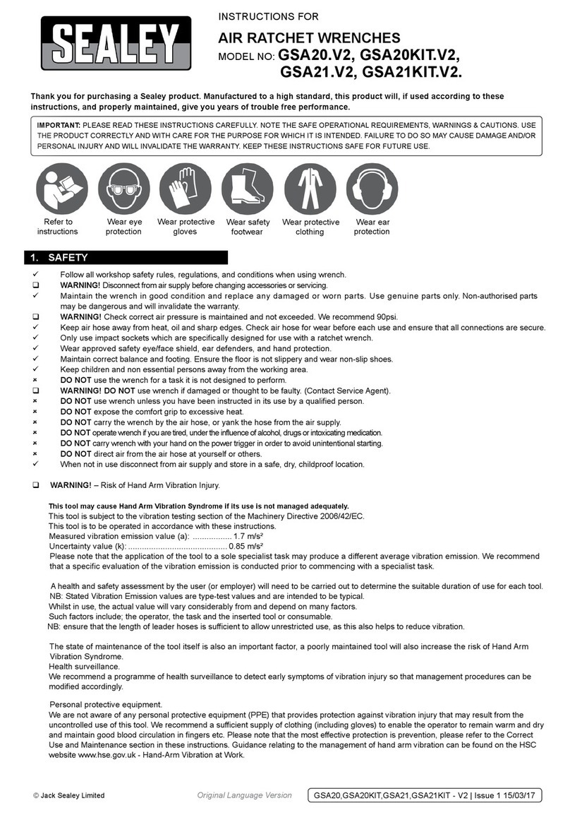 Sealey GSA20.V2 User manual
