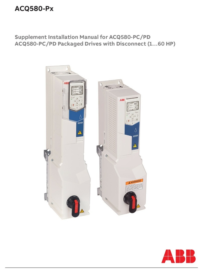 ABB ACQ580-P Series User manual