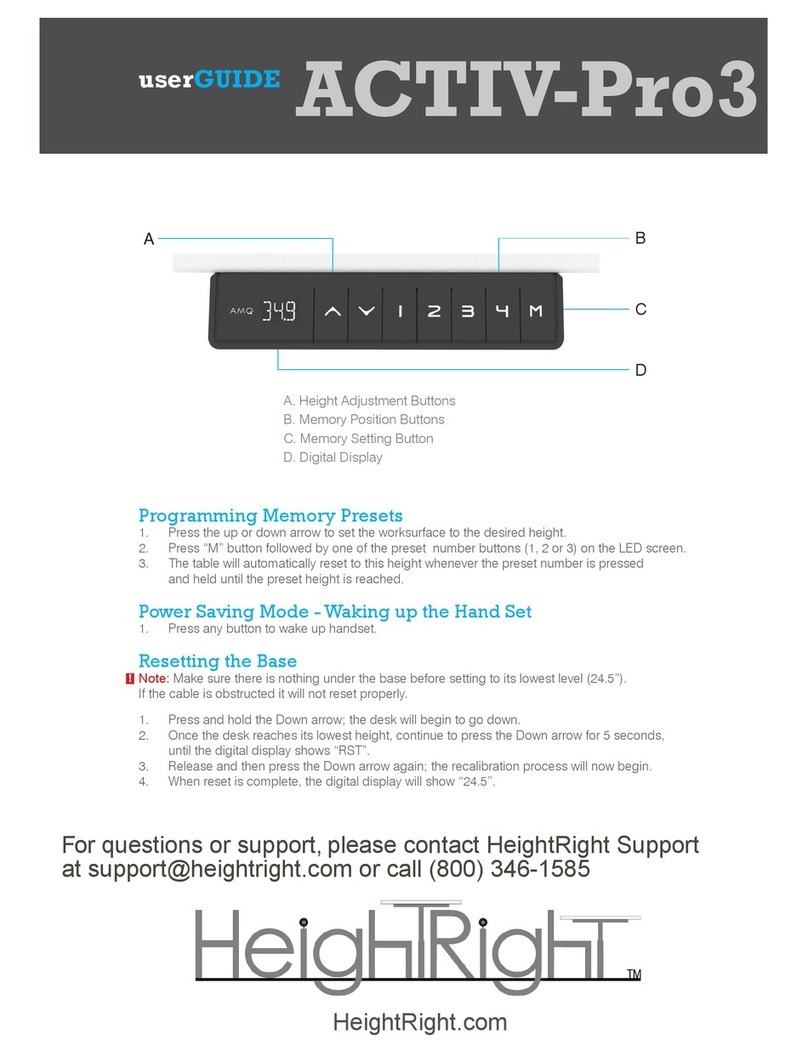 HeightRight ACTIV-Pro3 user guide