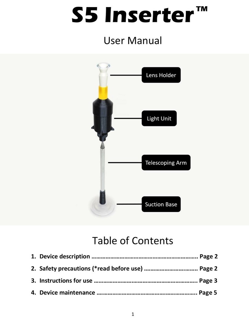 Augmented Vision Labs S5 Inserter user manual