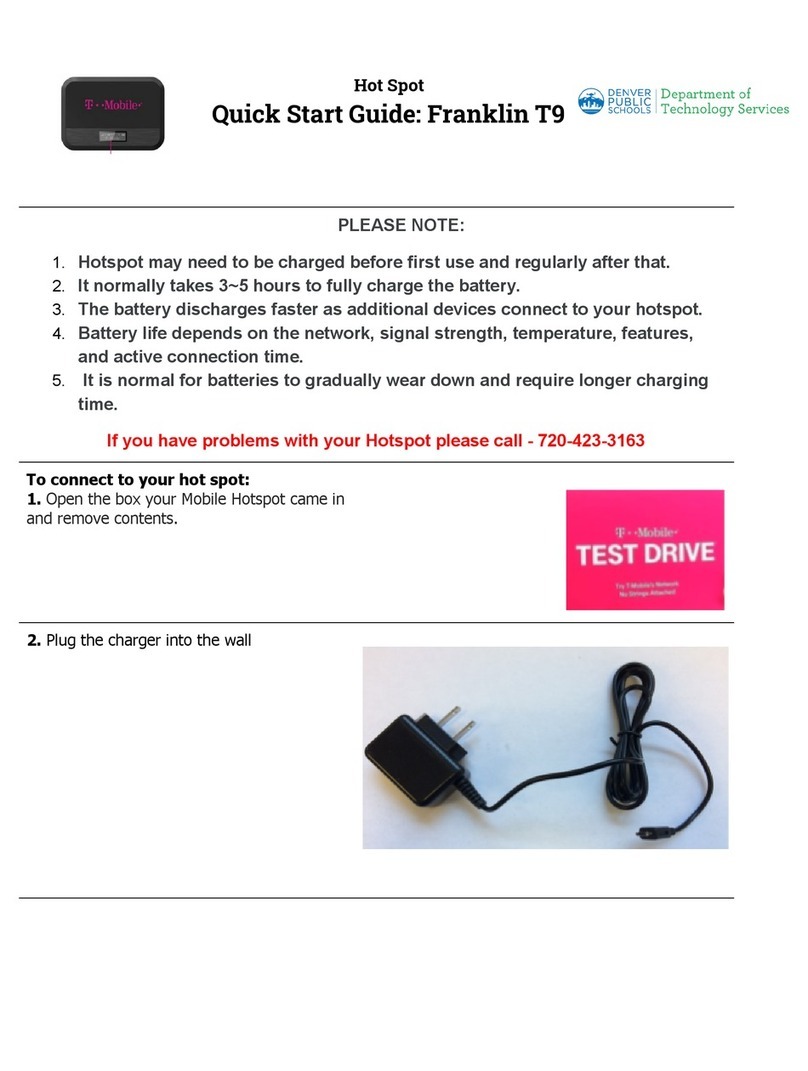 T-Mobile Franklin T9 User manual