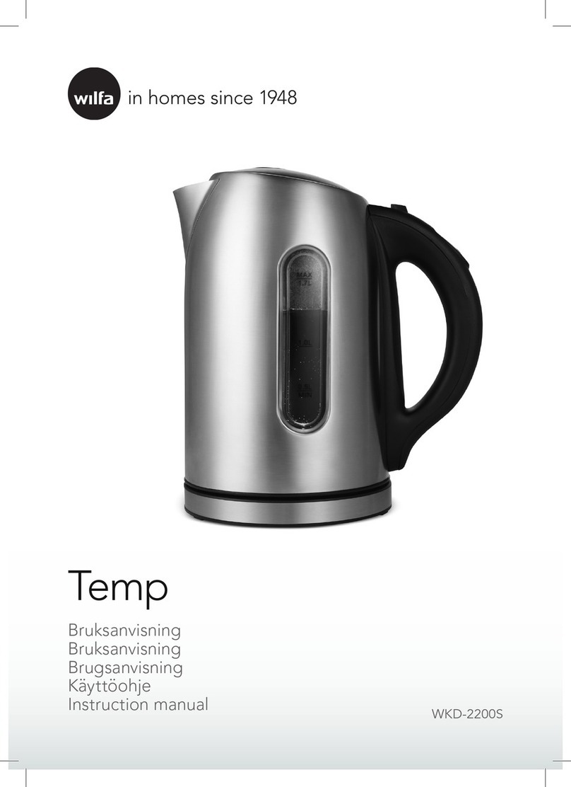 Wilfa Temp WKD-2200S instruction manual