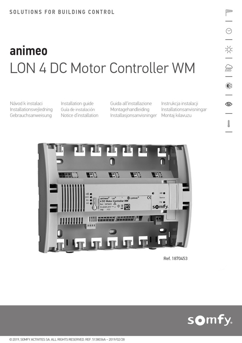 SOMFY animeo LON 1870453 User manual