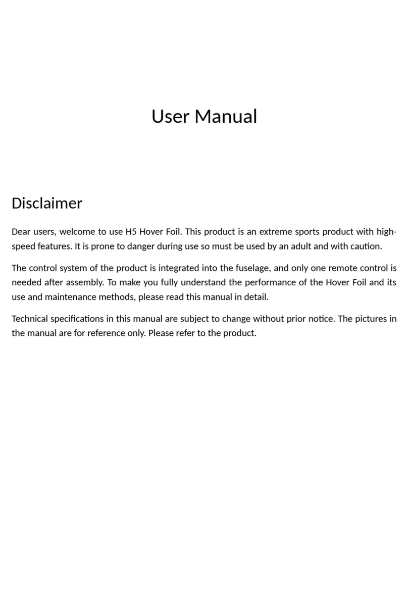 Hoverstar H5 Hover Foil user manual