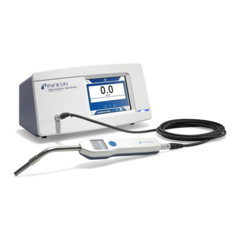 Inficon Sensistor Sentrac Operating instructions