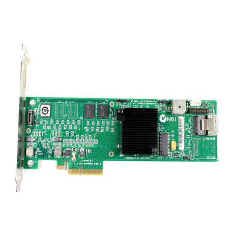 LSI MegaRAID SAS 8704ELP User manual