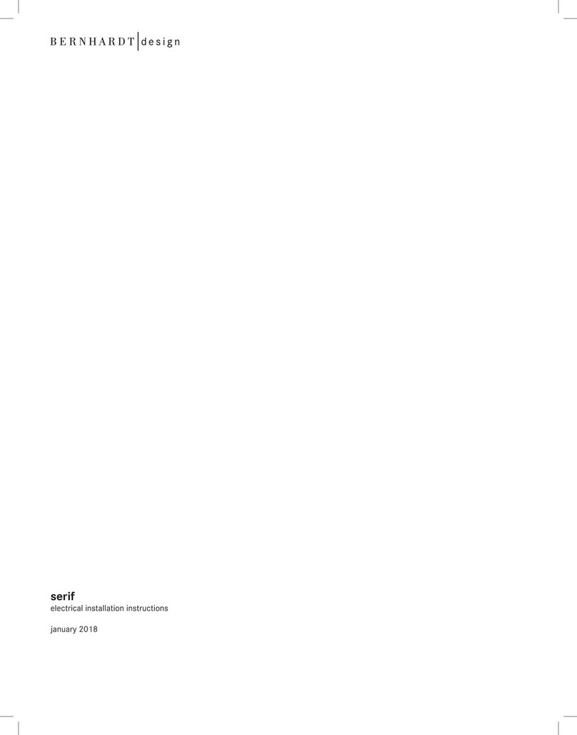 BERNHARDT design Serif User manual