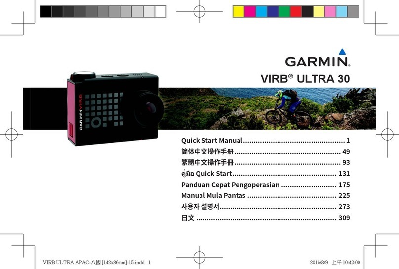 Garmin VIRB Ultra 30 Quick start manual
