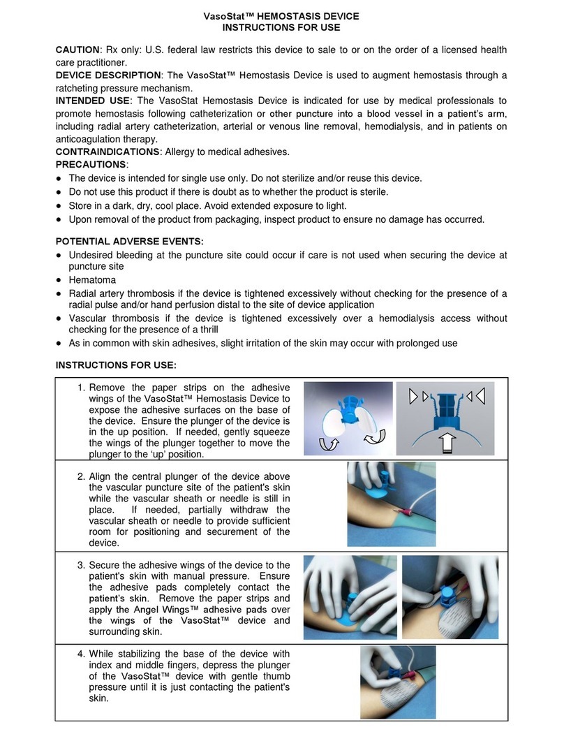 Forge Medical VasoStat Instructions for use
