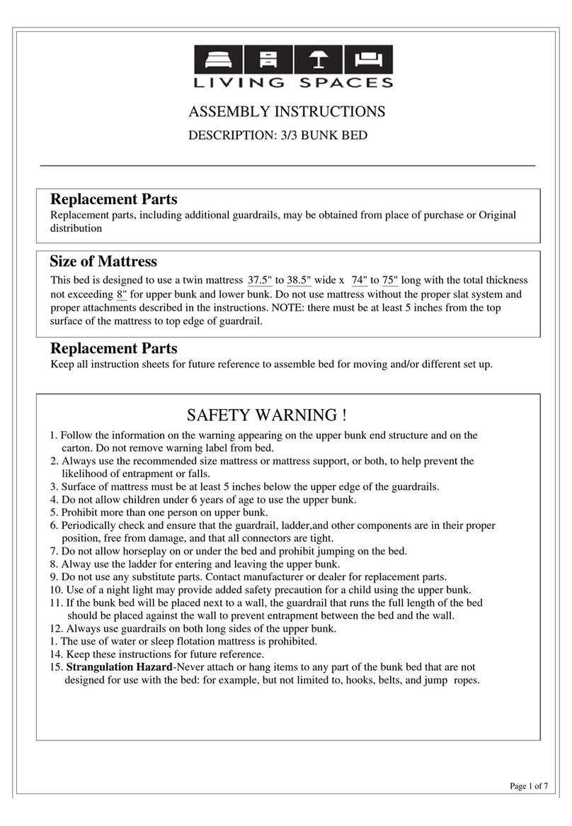 Living Spaces 305-S362-730 User manual