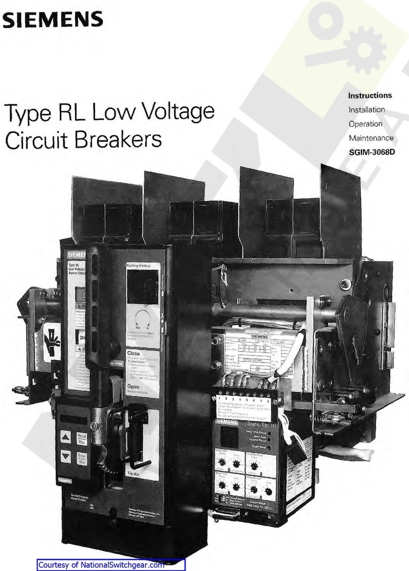 Siemens RL Series User manual