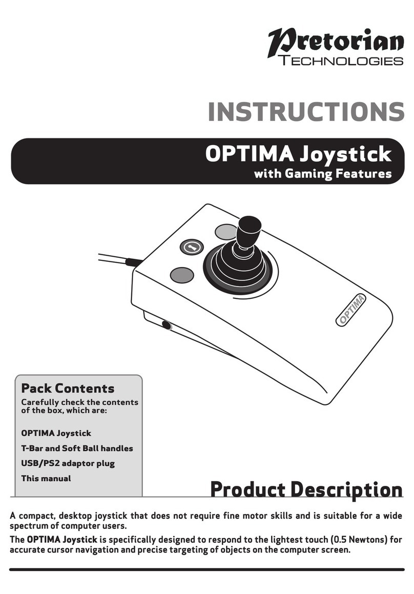 Pretorian OPTIMA User manual