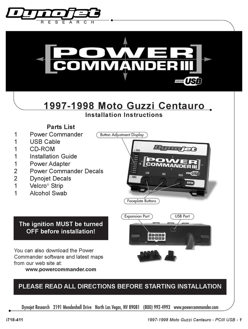 Dynojet Power Commander III 718-411 User manual