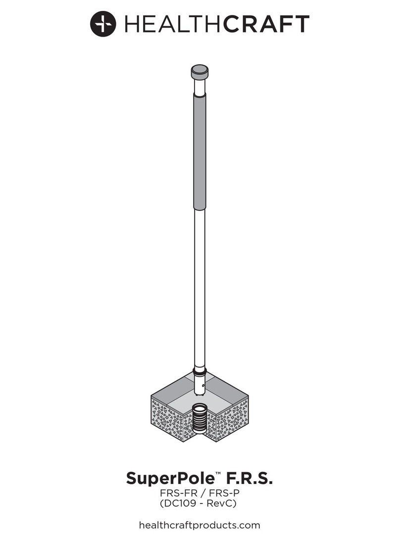Healthcraft SuperPole F.R.S. Series manual