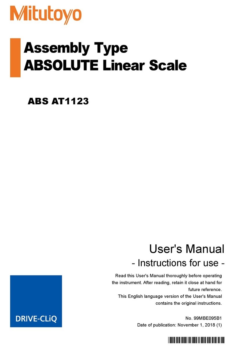Mitutoyo ABSOLUTE ABS AT1123 user manual