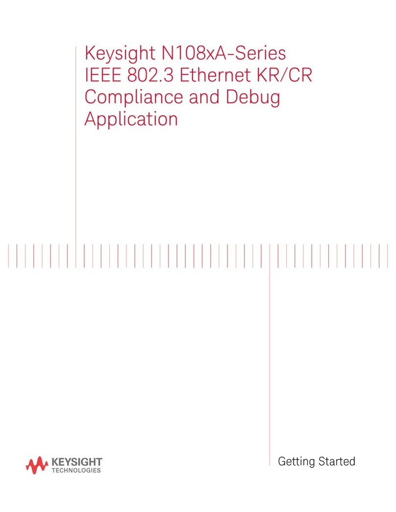 Keysight Technologies N108 A Series Getting started