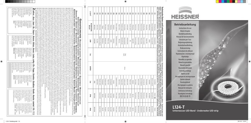 HEISSNER L124-T Instructions for use