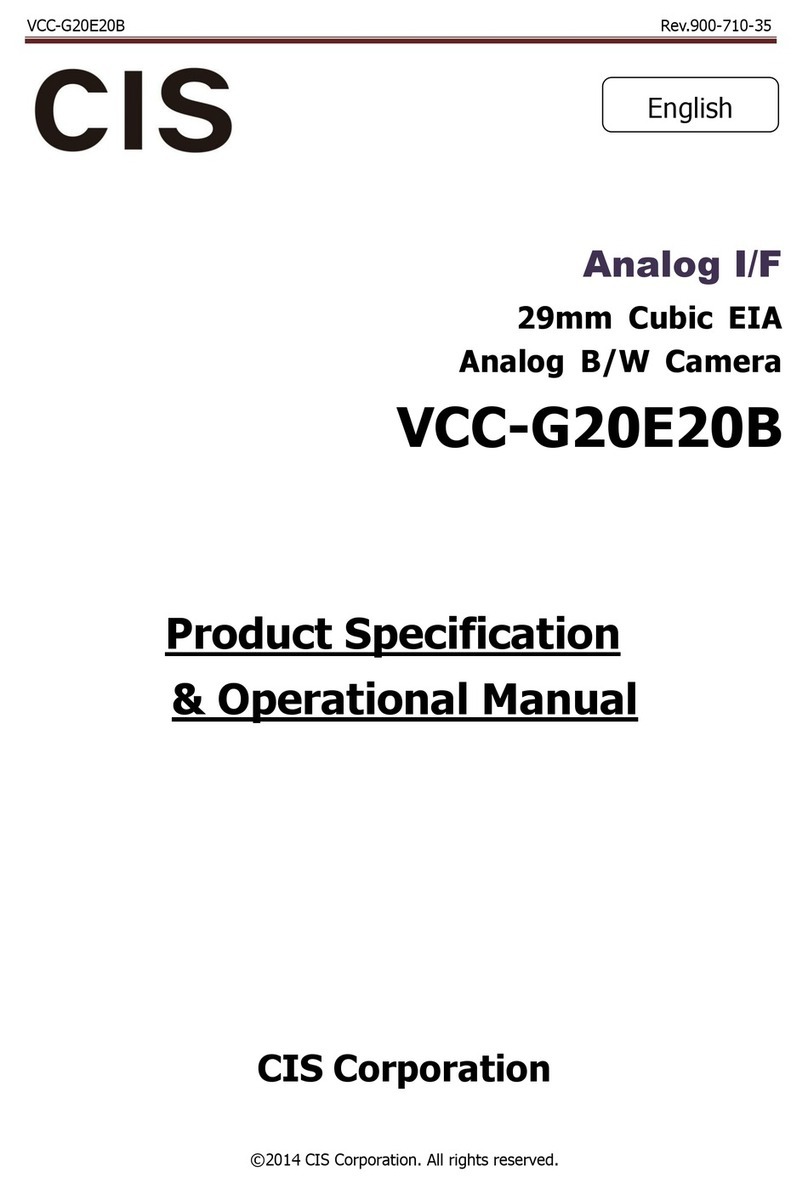 CIS VCC-G20E20B Quick start guide