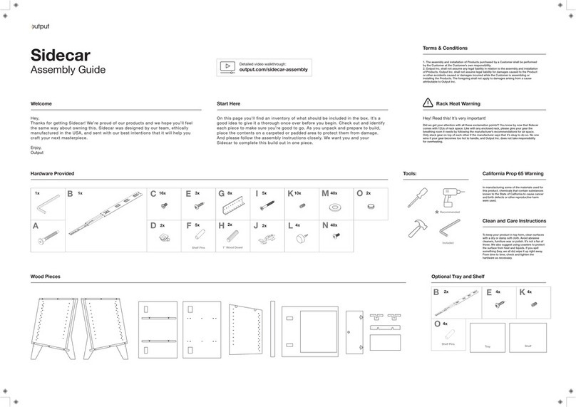 Output Sidecar Assembly guide
