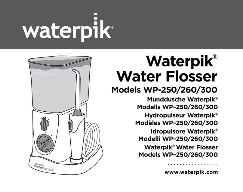 Waterpik WP-250 manual