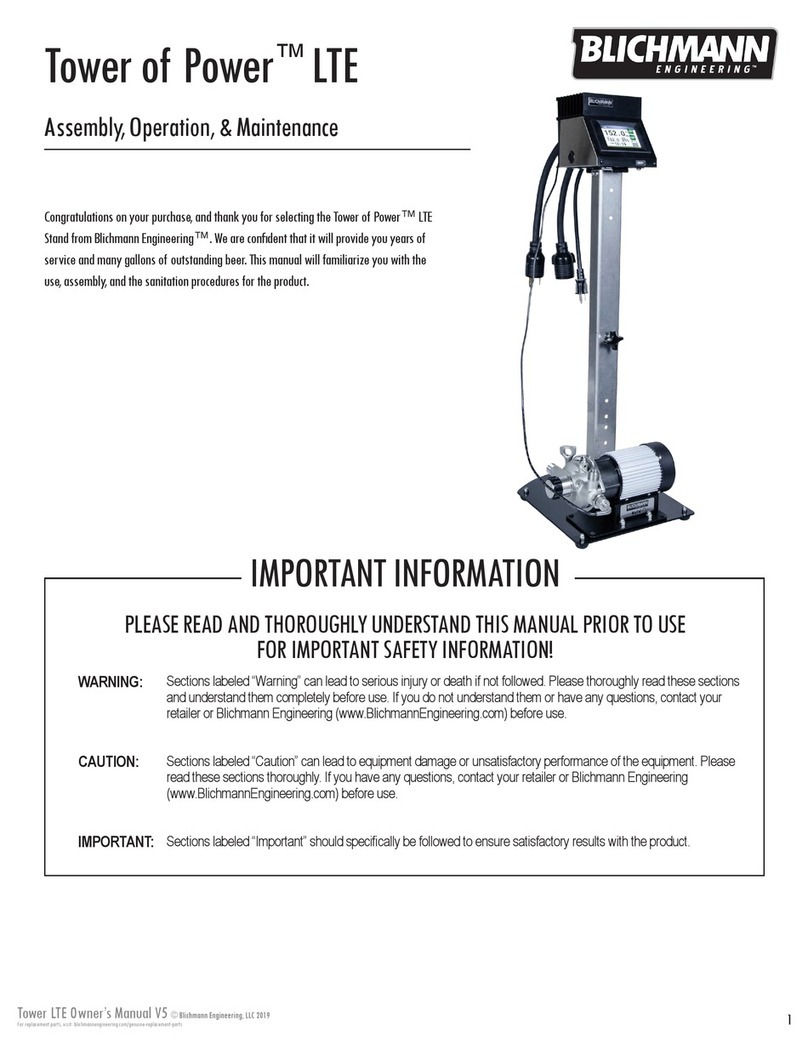 Blichmann Tower of Power LTE Installation instructions