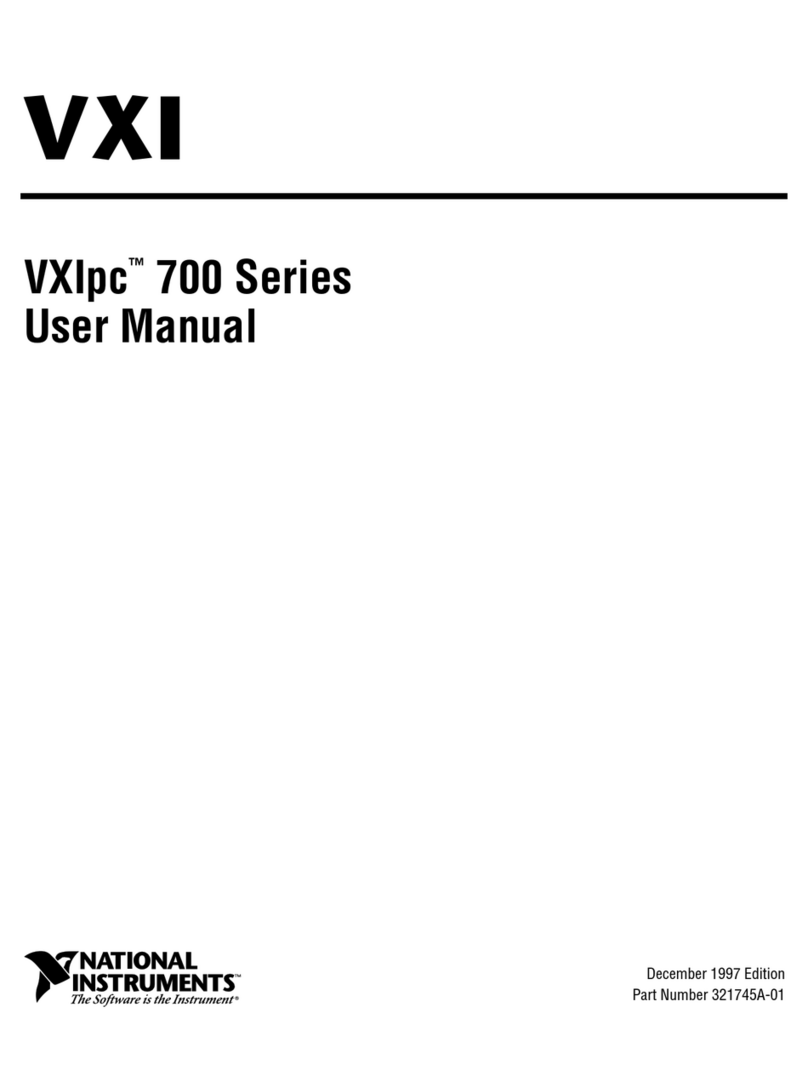 National Instruments VXIpc 700 Series user manual