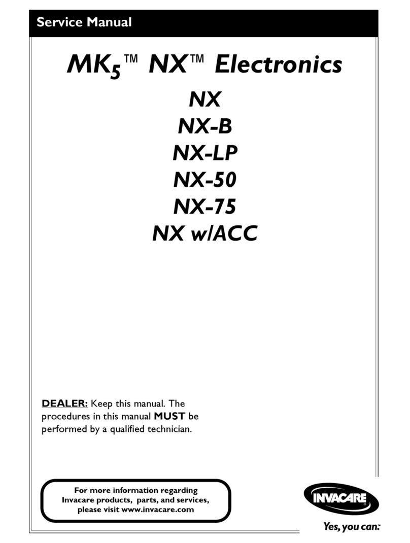 Invacare MK5 NX w/ACC Service manual
