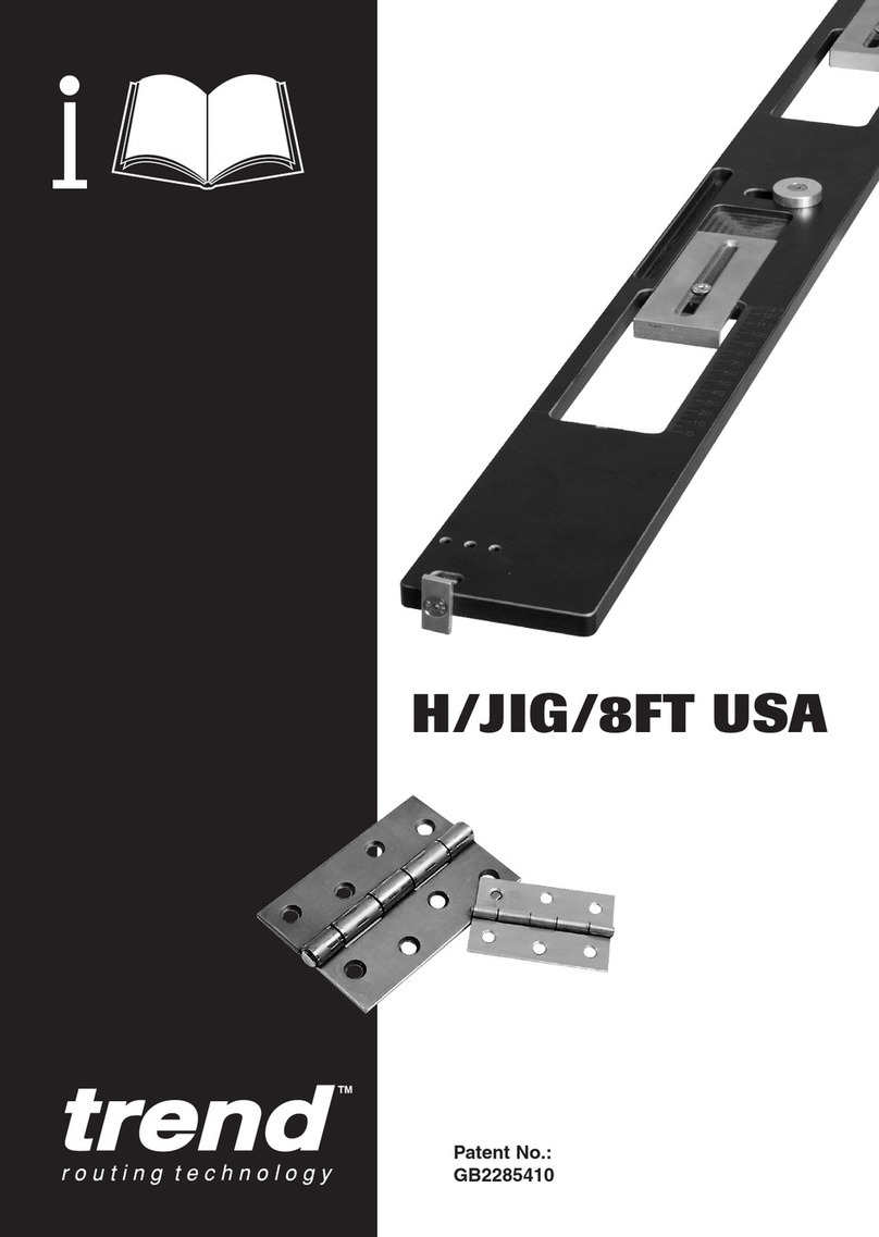 TREND H/JIG/8FT manual