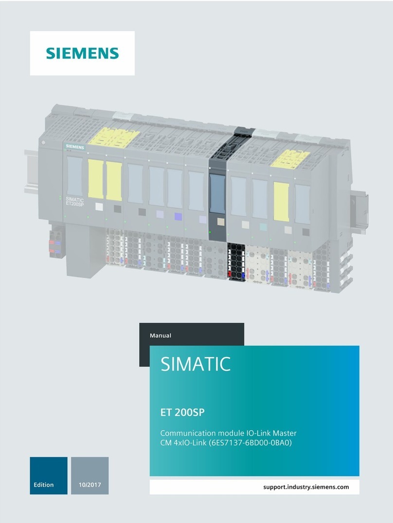Siemens SIMATIC ET 200SP User manual