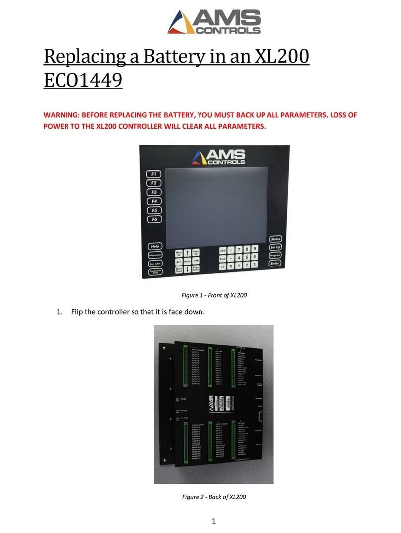 AMS Controls XL200 Series Use and care manual AMS Controls XL200 Series Use and care manual