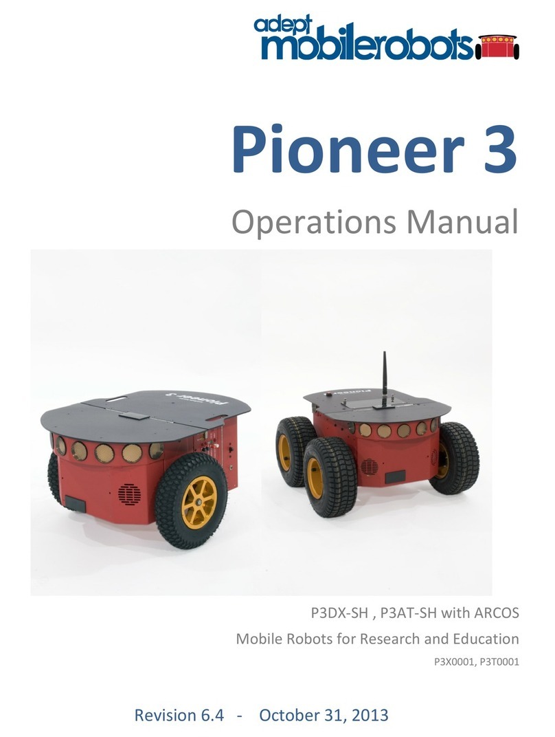 Adept MobileRobots Pioneer 3 Operation manual