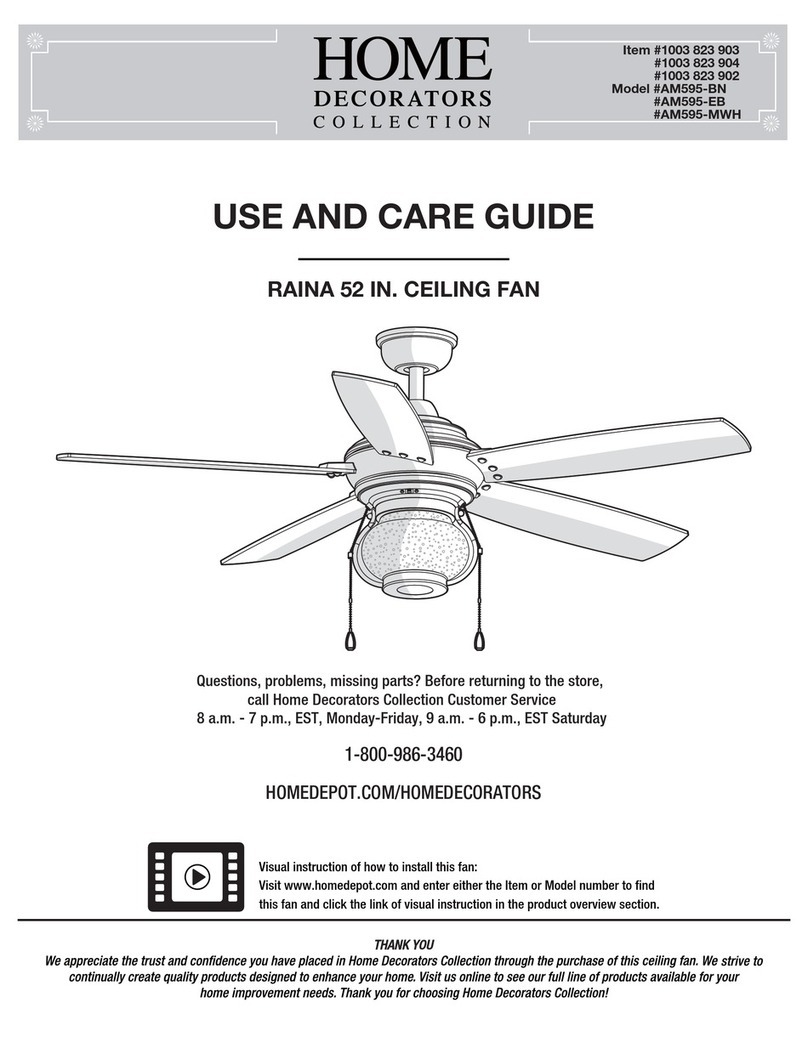 Home Decorators Collection RAINA Series User manual