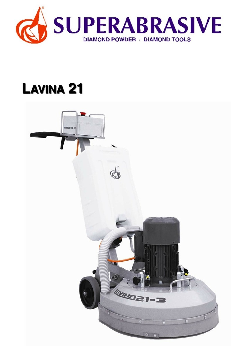 Superabrasive Lavina 21 Series owner's manual