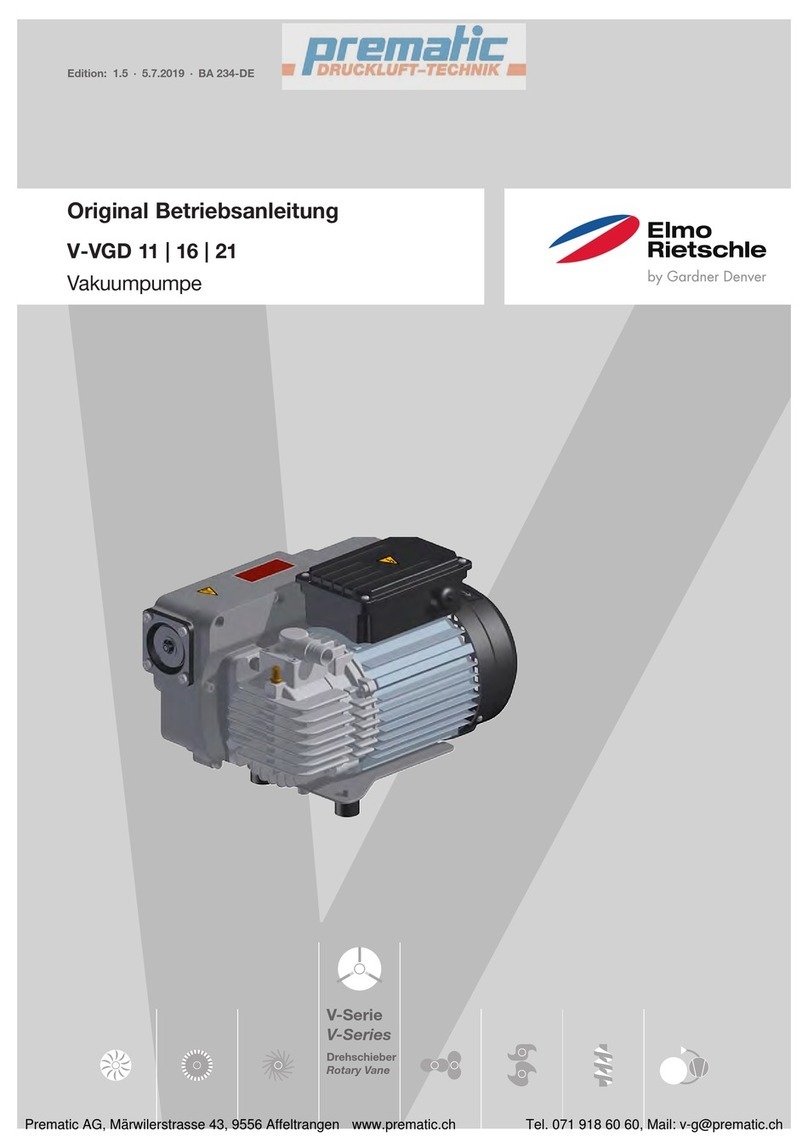 Elmo Rietschle V-VGD 11 User manual