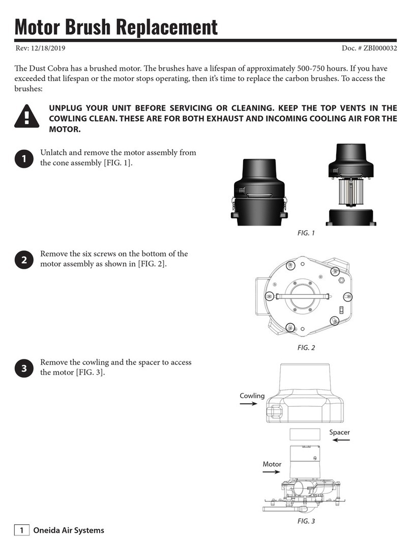 Oneida Air Systems Dust Cobra Replacing Guide