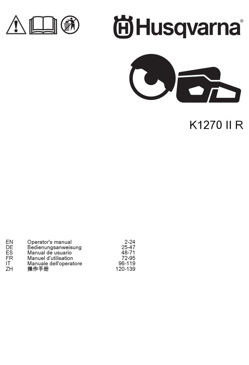 Husqvarna K1270 II R Operator's manual