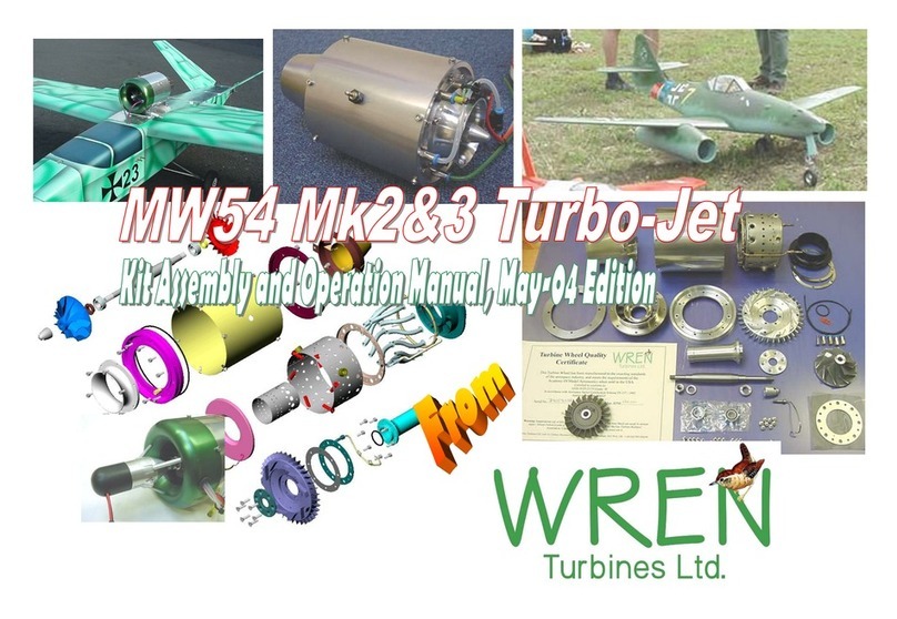 Wren Turbines MW54 Mk2 Kit assembly and instruction manual