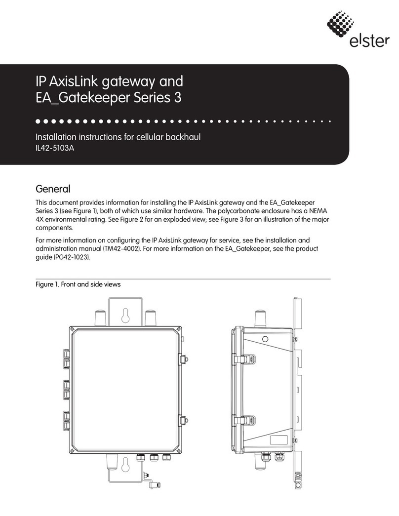 Elster EA_Gatekeeper 3 Series installation instructions