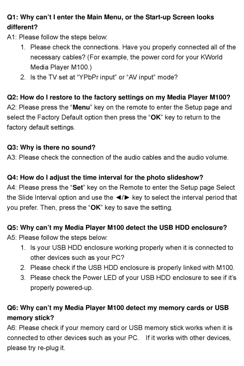 KWorld M100 Installation guide