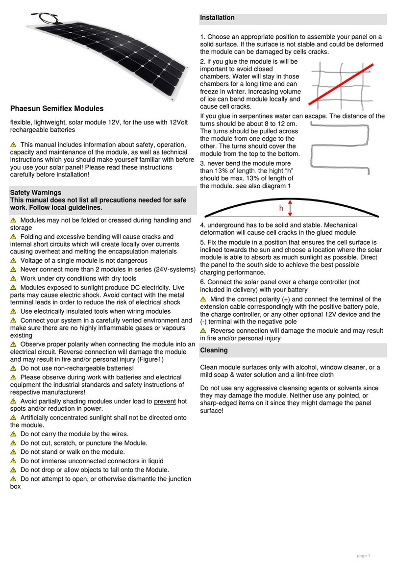 Phaesun Semiflex quick start guide