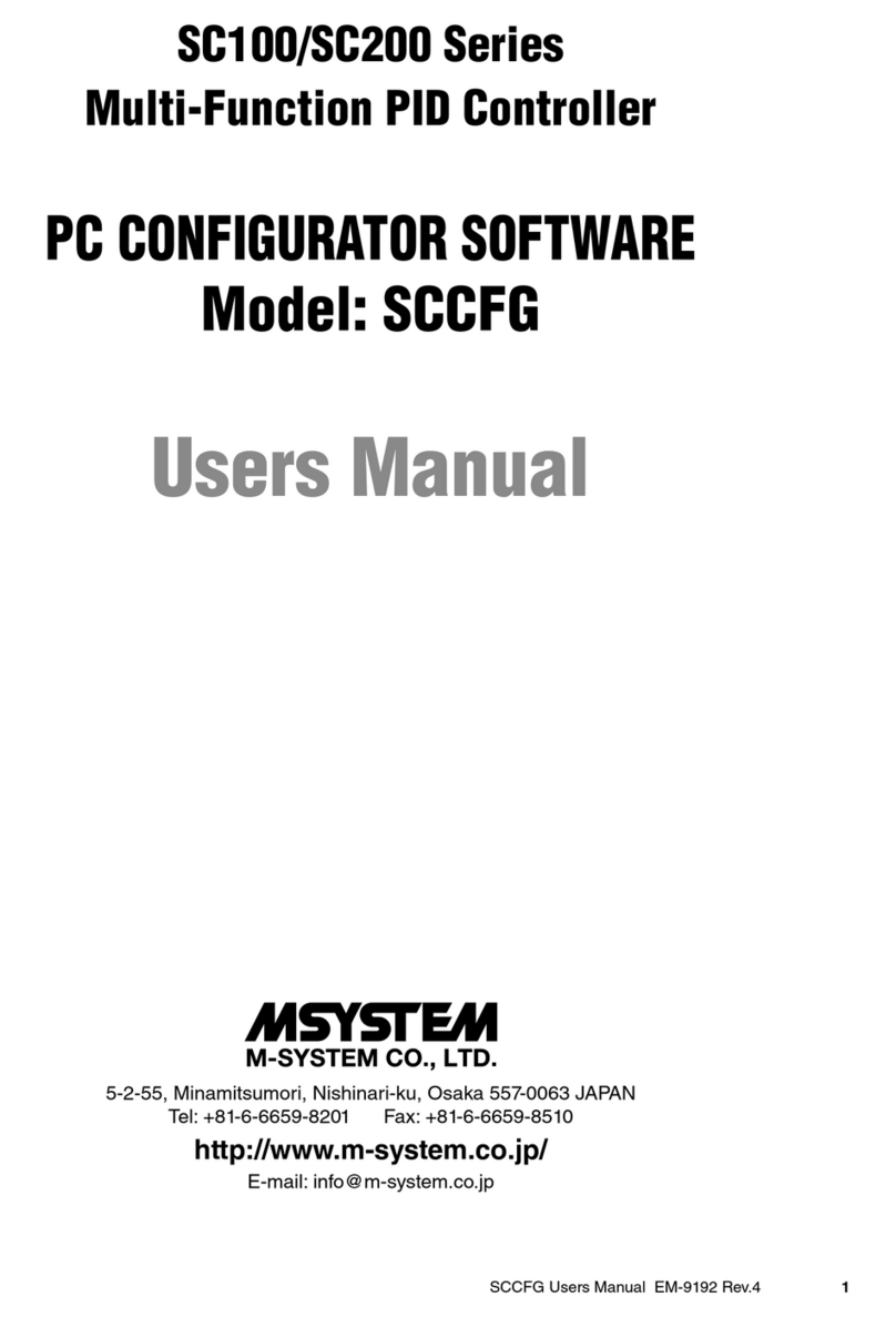 M-system SC100 Series User manual